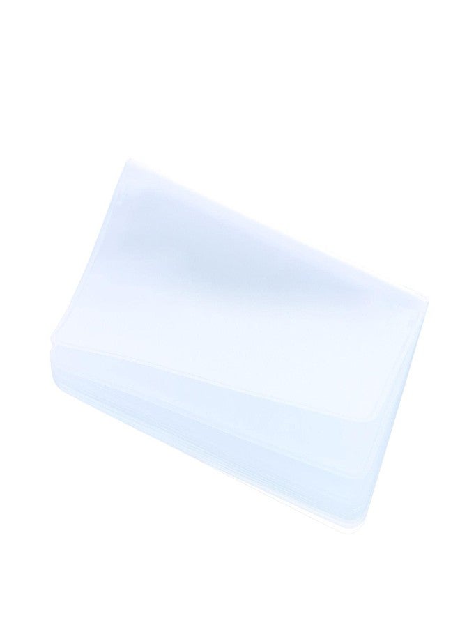 CTM Vinyl Window Inserts for Vertical Bifold or Trifold Wallets (12 Sleeves), Clear - Image 2