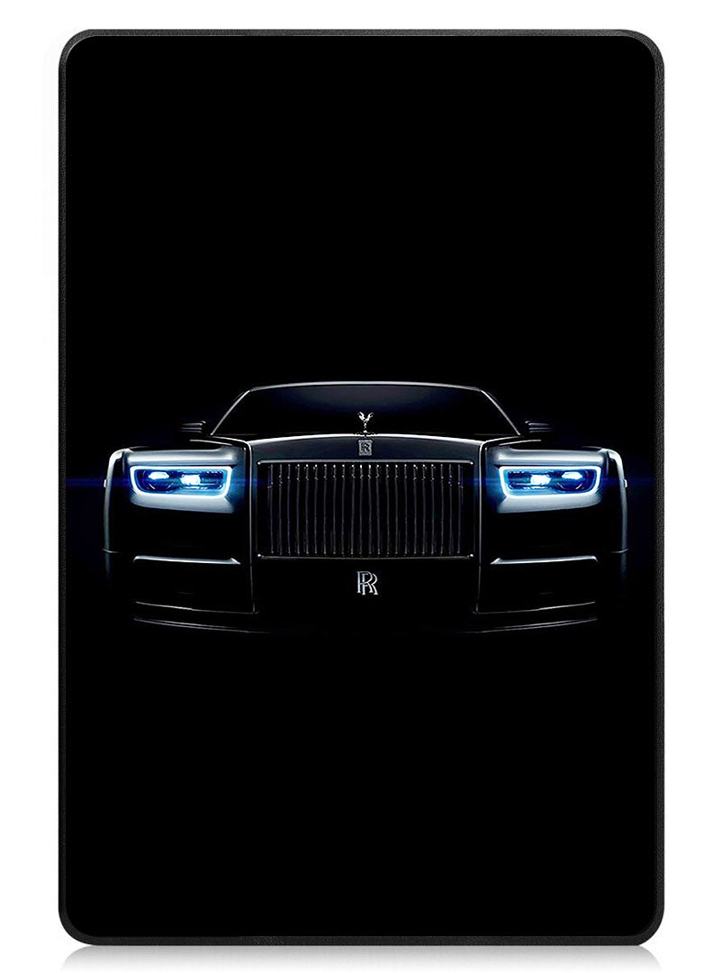 Theodor Protective Flip Case For Samsung Galaxy Tab S9 FE Plus With Trifold Stand Auto Wake Sleep Shockproof Cover Rolls Royce 1 - Image 1