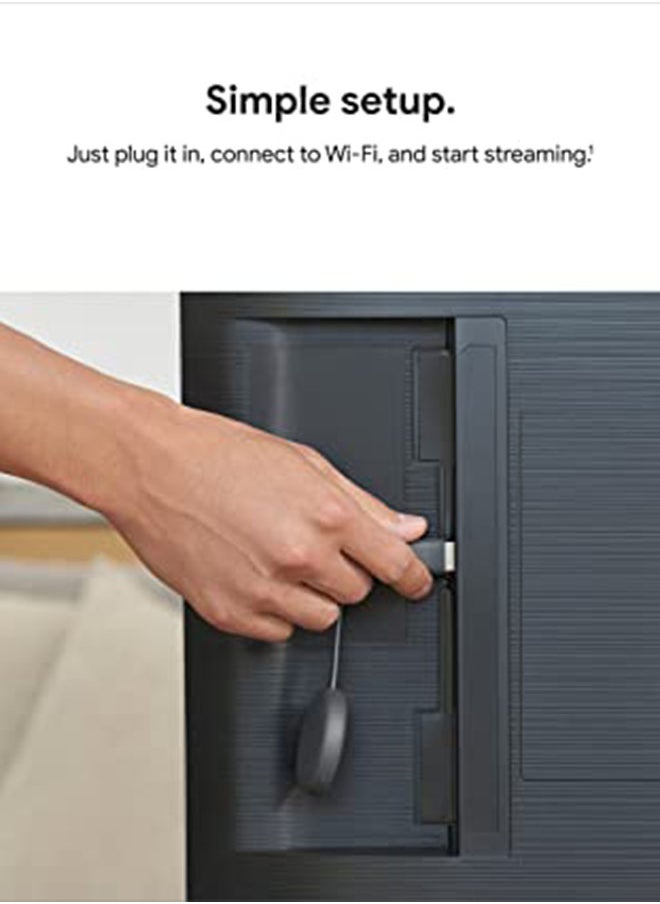 Generic - Chromecast 3rd Generation Media Streaming Device black - Image 1