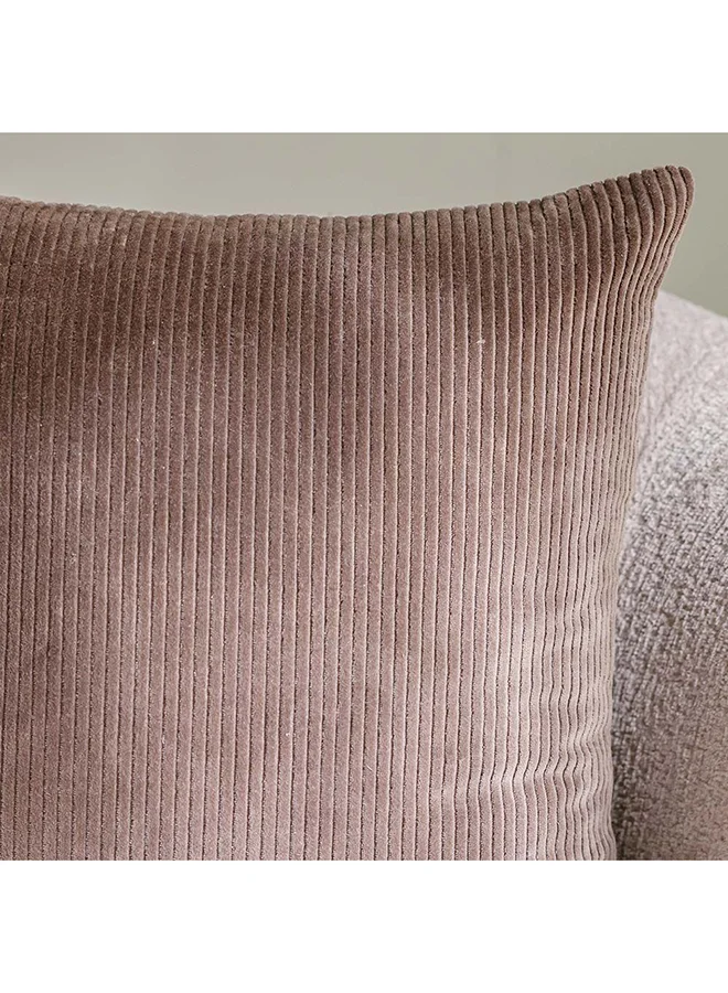 DANUBE HOME Danube Home Gleam Dyed Velvet Cushion Cover - Grey - 45x45 cm | Velvet Couch Pillow Cover For Living Room, Bed Room
