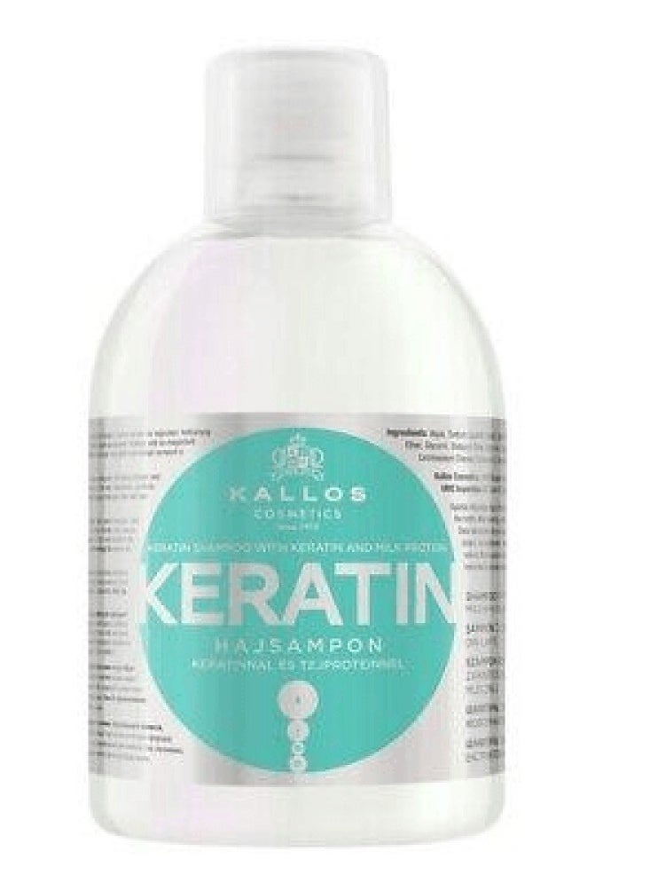 Kallos Shampoo as almonds with keratin and milk protein for dry and brittle hair 1000 ml 