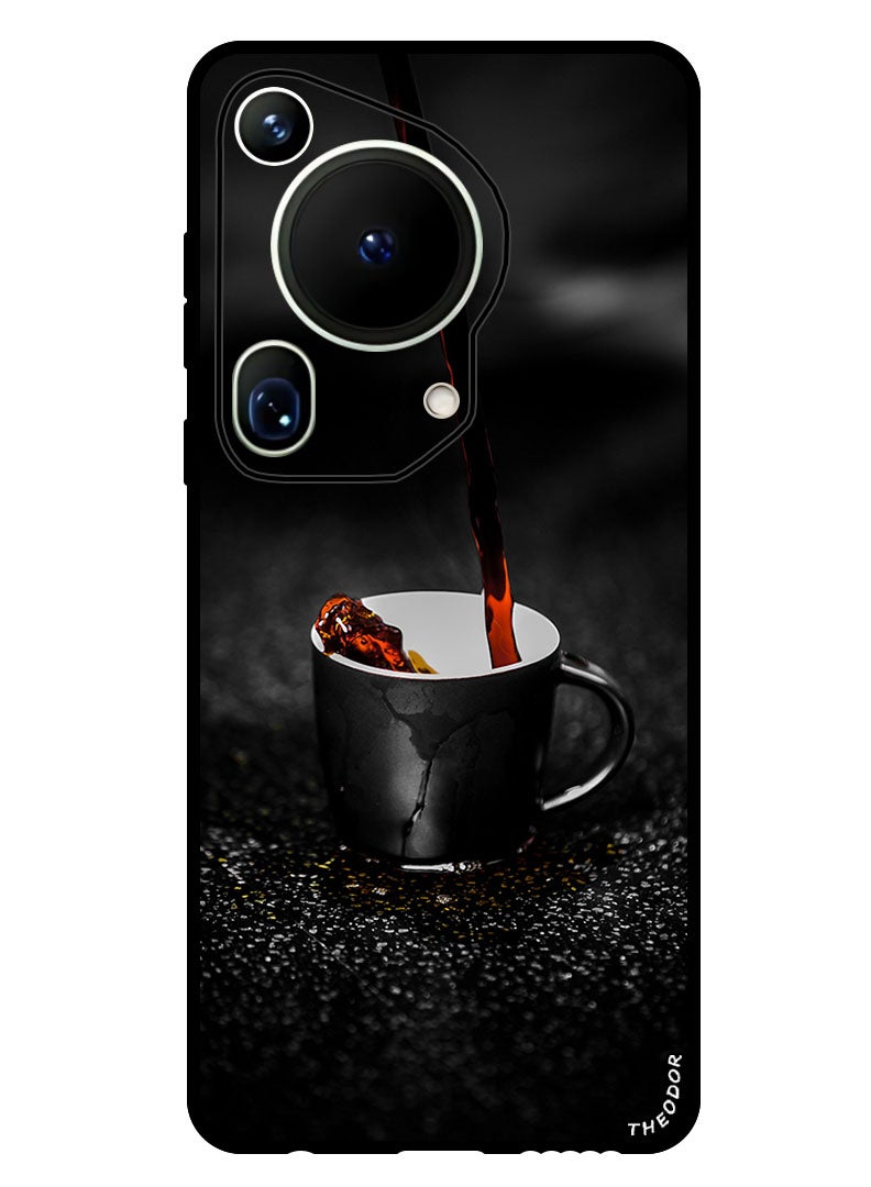 Theodor Protective Case Anti Scratch Shock Proof Bumper Cover For Huawei Pura 70 Ultra cup_spray_drops - Image 1