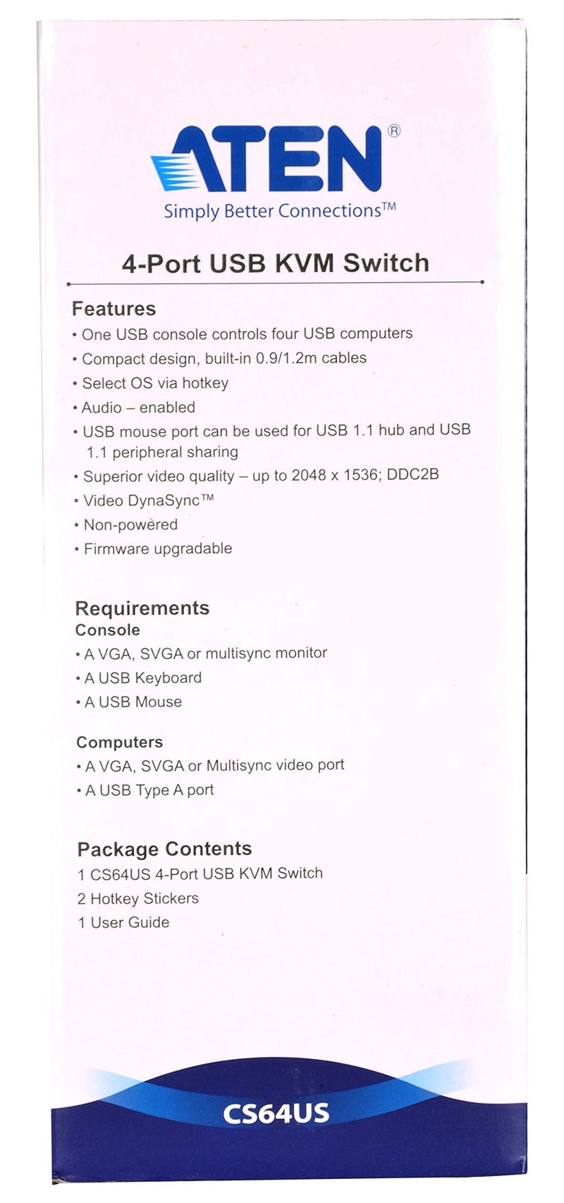 ATEN 4-Port USB KVM Switch - Image 2