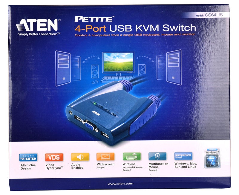 ATEN 4-Port USB KVM Switch - Image 5
