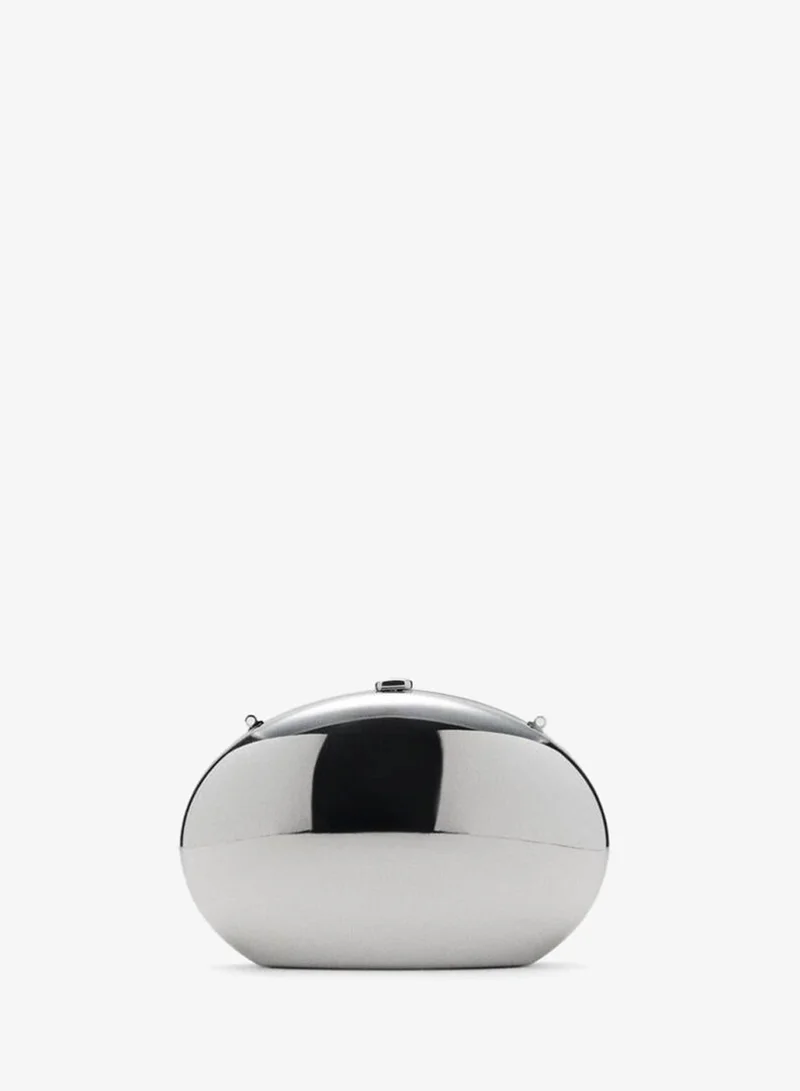 MANGO Oval clutch bag