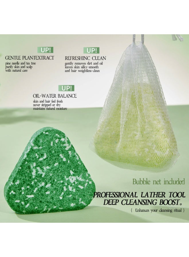 FORMBO's newly upgraded Thuja Orientalis Usman herbal soap is a shampoo, bath, or two-in-one soap. - Image 2