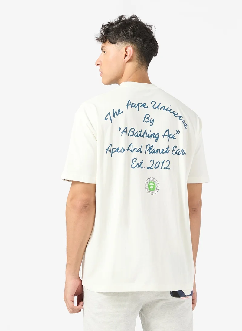 AAPE AAPEUNVS college tee