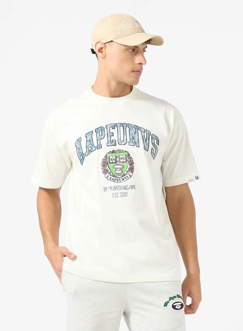 AAPE AAPEUNVS college tee