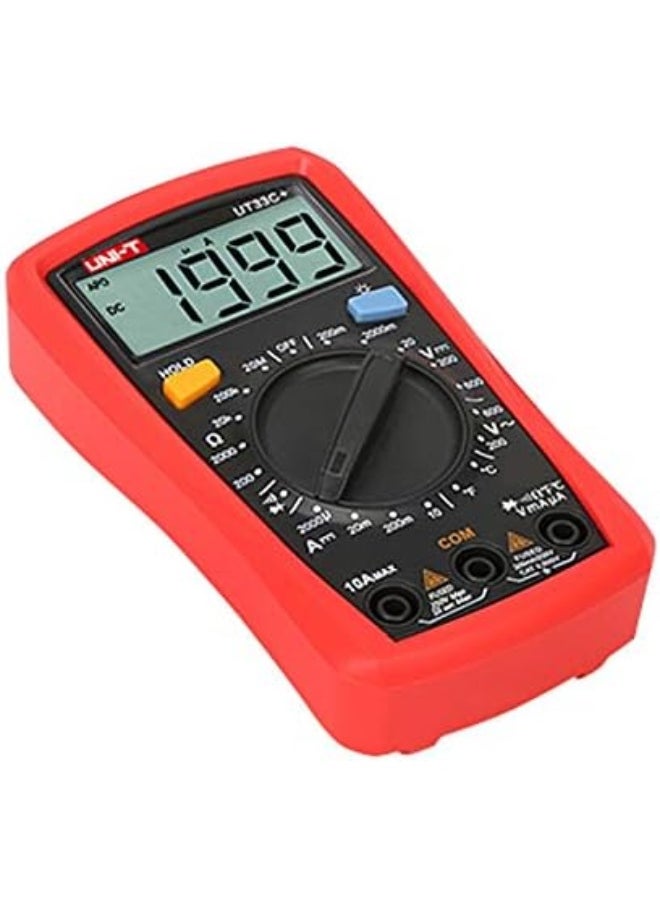 UNI-T UNI-T UT33C+ Digital Multimeter Auto Range Palm Size AC DC Voltmeter Ammeter Resistance Capacitance Temperature Tester  - Image 5