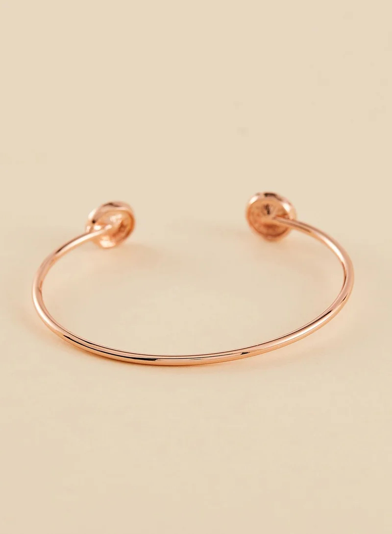 Mestige Ayla Rhinestone Cuff Bangle