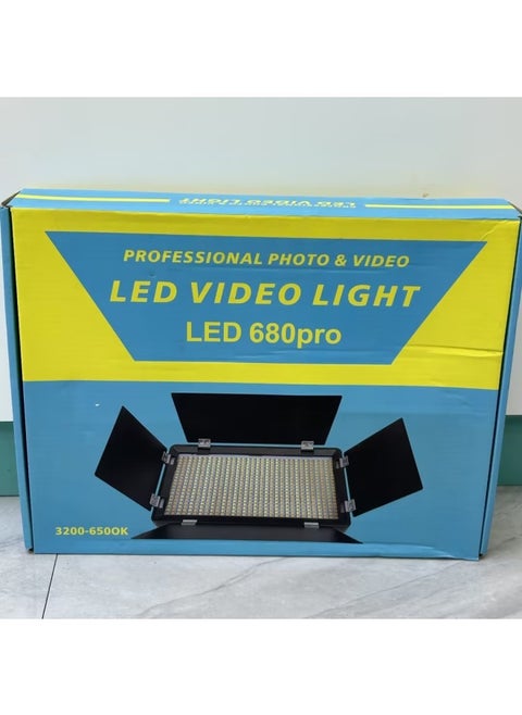LED-680Pro Photography Lamp Short Video Live Network Red Light Photo Square Background Light Anchor Fill Light-Specifications:LED-680 PRO With 2 F770 Batteries 1 Charger