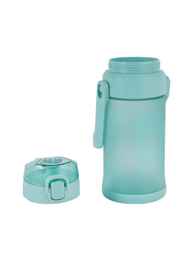 Royalford Water Bottle RF12163 Plastic Bottles with Flip Lid, Silicone Sipper and Straw, Strap, with Carry Handle Perfect for School, Office and Gym Leak-Proof Multicolor 1500ml - Image 2