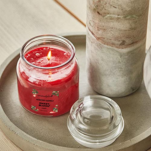 Aromahpure Scented Candles (50 Hours) (100% Soy Wax)- Handcrafted | Smoke-Free | Sweet Bloom-Apple, Dark Desire- Chocolate, Coffee & Vanilla Fragrance Candles for Home & Gift Sets. (Pack of 2) - Image 4