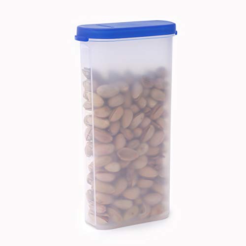 Mahaware Polypropylene Plastic Container - 425ml, Set of 12, Blue and White - Image 4