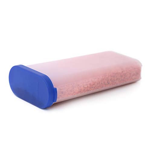 Mahaware Polypropylene Plastic Container - 425ml, Set of 12, Blue and White - Image 5