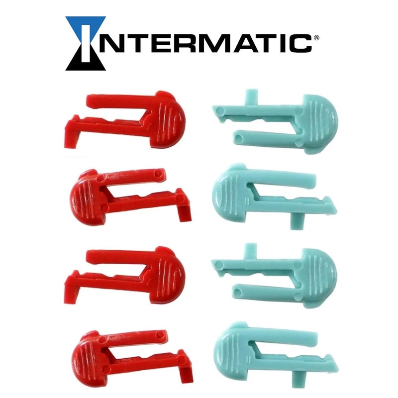 Intermatic Cycle Timer Clock ON/Off Plastic Switch Trippers - TN, PB, TB Series, 4 Red, 4 Green - Image 4