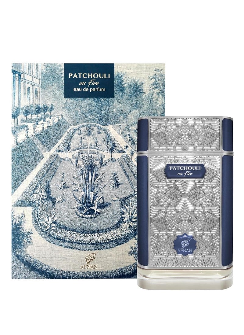 Afnan Patchouli On Fire Eau de Parfum for Men, 80 ML  - Image 3