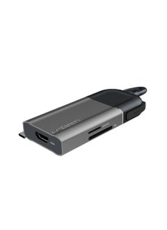 urtech URTECH 6-in-1 USB-C Hub | Privacy Screen Protection | 4K HDMI | SD Card Reader | 100W PD | Premium Aluminum Design  - Image 1