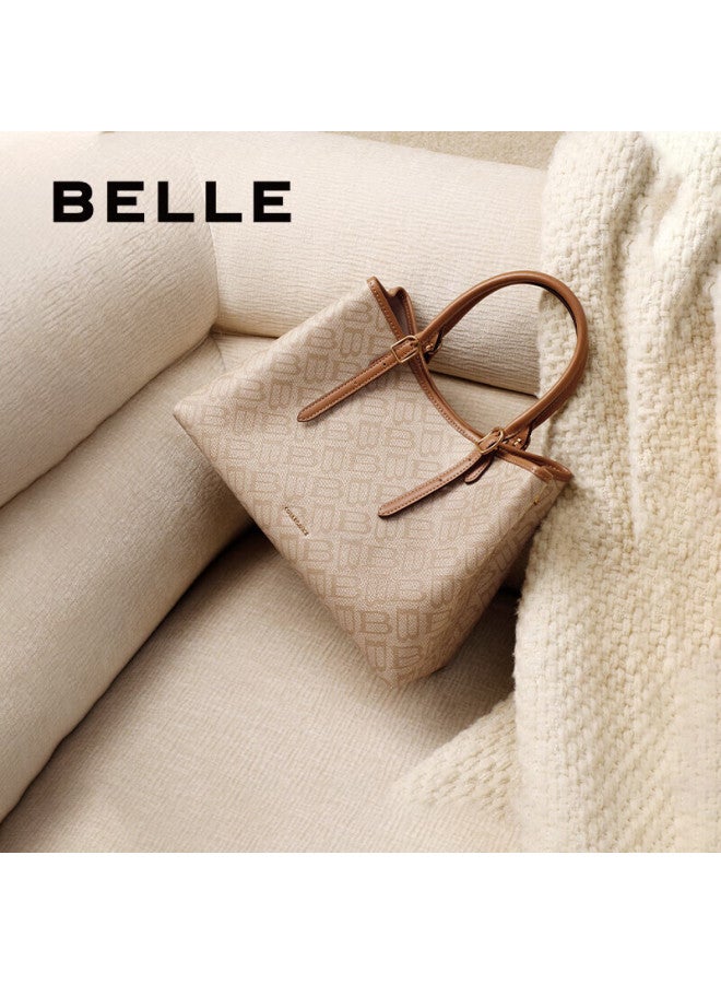 Belle Women's Bag 25 New Seagull Vintage Commuter Tote Bag Crossbody Handbag X7238ax5 Apricot - Image 3