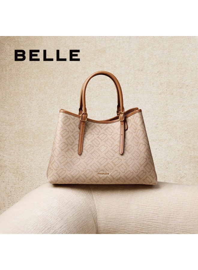 Belle Women's Bag 25 New Seagull Vintage Commuter Tote Bag Crossbody Handbag X7238ax5 Apricot - Image 5