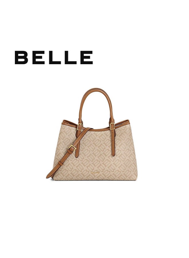 Belle Women's Bag 25 New Seagull Vintage Commuter Tote Bag Crossbody Handbag X7238ax5 Apricot - Image 1