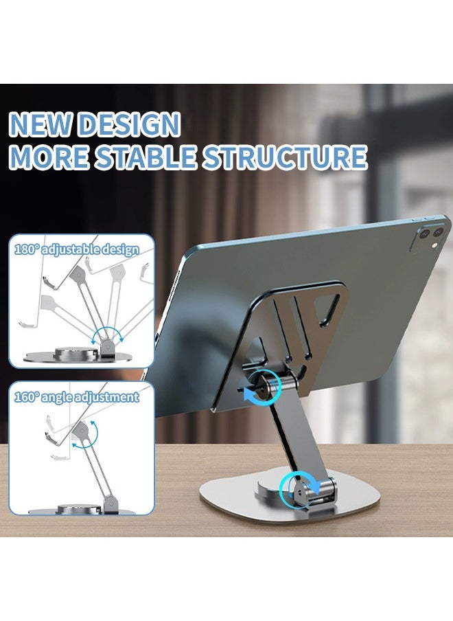 Generic - Folding Phone Stand, Fully Adjustable Desktop Phone Stand Base, Compatible With Phones 16 15 14 13 12 11 Pro Xs Xs Max Xr X 8, Nintendo Switch, All Phones - Image 1