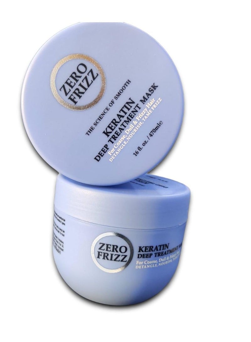 زيرو فريز قناع العلاج العميق بالكيراتين 470 مل