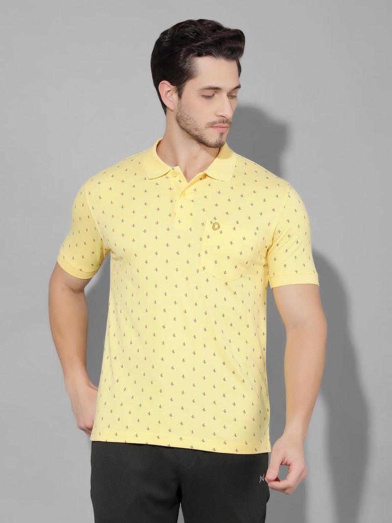 Dollar Mens Cotton Casual Printed Polo Tshirt (Pack of 2) - Image 2