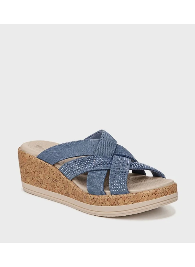 ناتشورالايزر NAREIGN Embellished Open Toe Wedge Sandals