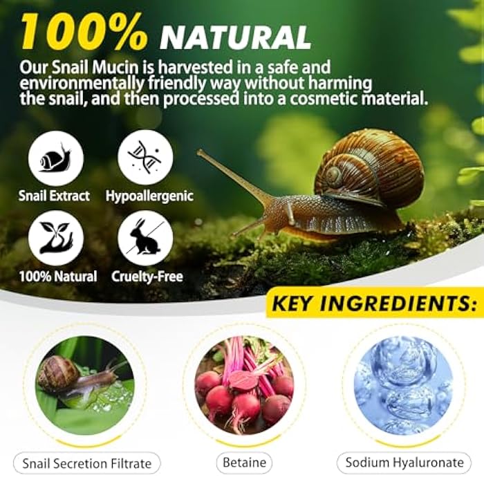 ITSDAWN 2 Pack Snail Mucin 92% Face Cream 100g, Moisturizer Hydrating Cream for Dry & Sensitive Skin, All Skin Types - Image 4