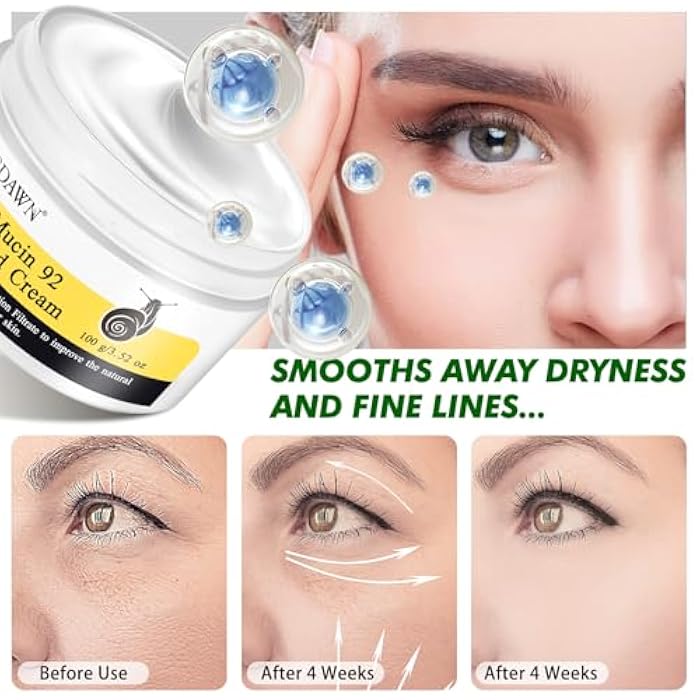 ITSDAWN 2 Pack Snail Mucin 92% Face Cream 100g, Moisturizer Hydrating Cream for Dry & Sensitive Skin, All Skin Types - Image 3