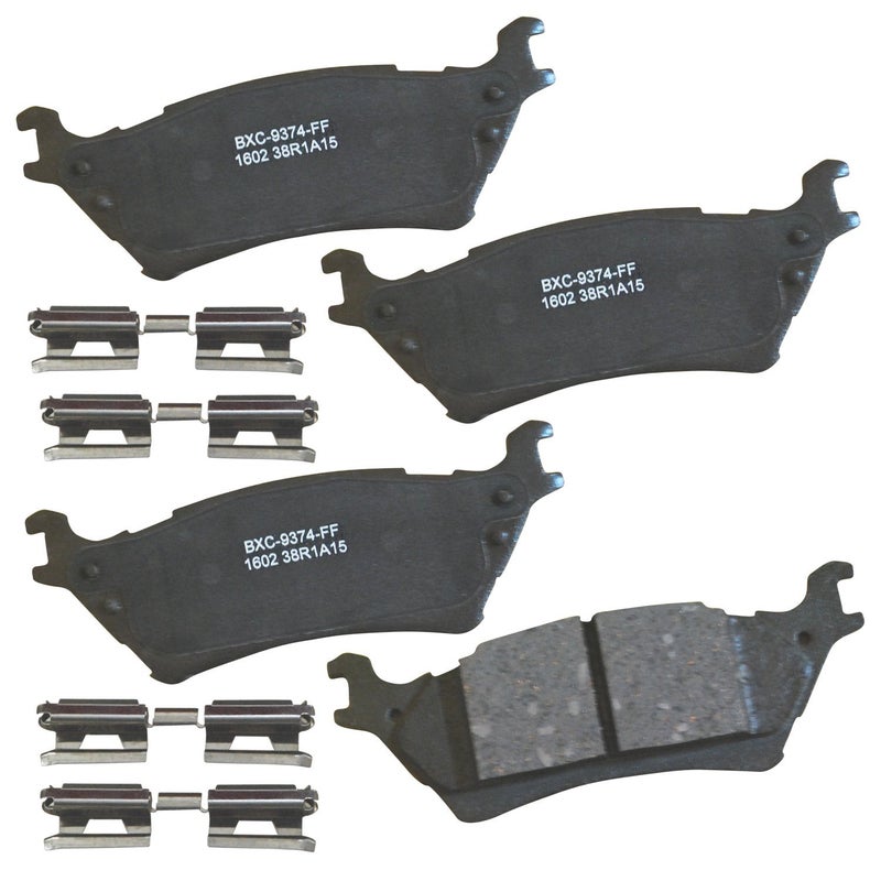 Bendix Premium SBC1602 Ceramic Rear Brake Pads for Ford F-150 2020-2012, Lobo 2020-2015, Lincoln Mark LT 2014-2012 - Image 3