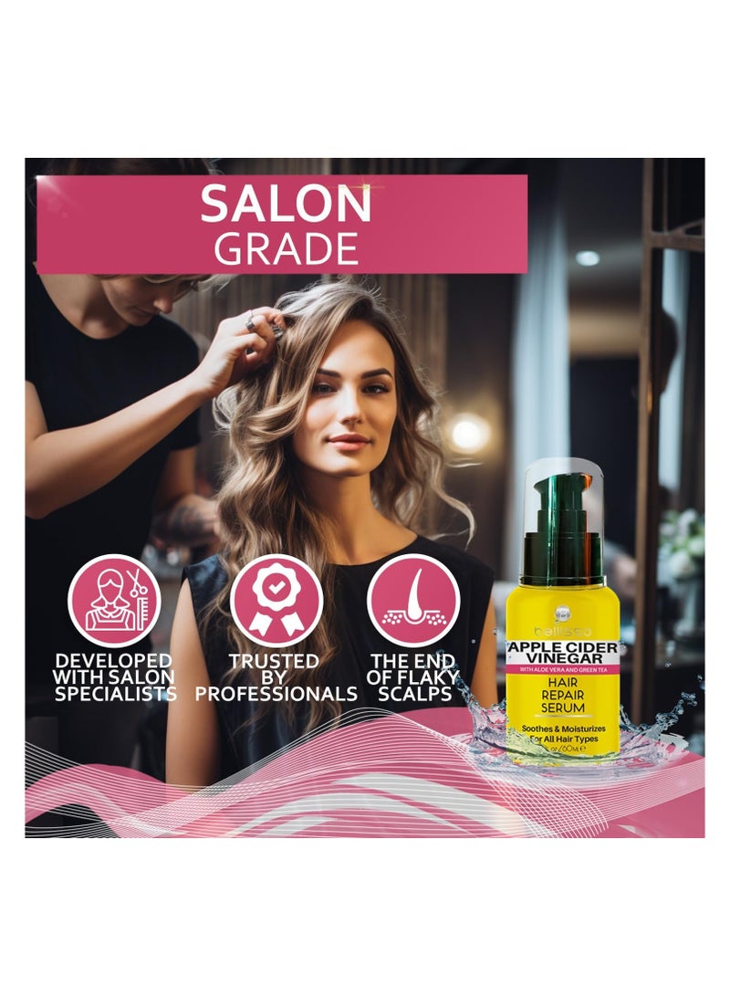 BELLISSO Beliso Apple Cider Vinegar Hair Serum with Aloe Vera and Green Tea - Image 2