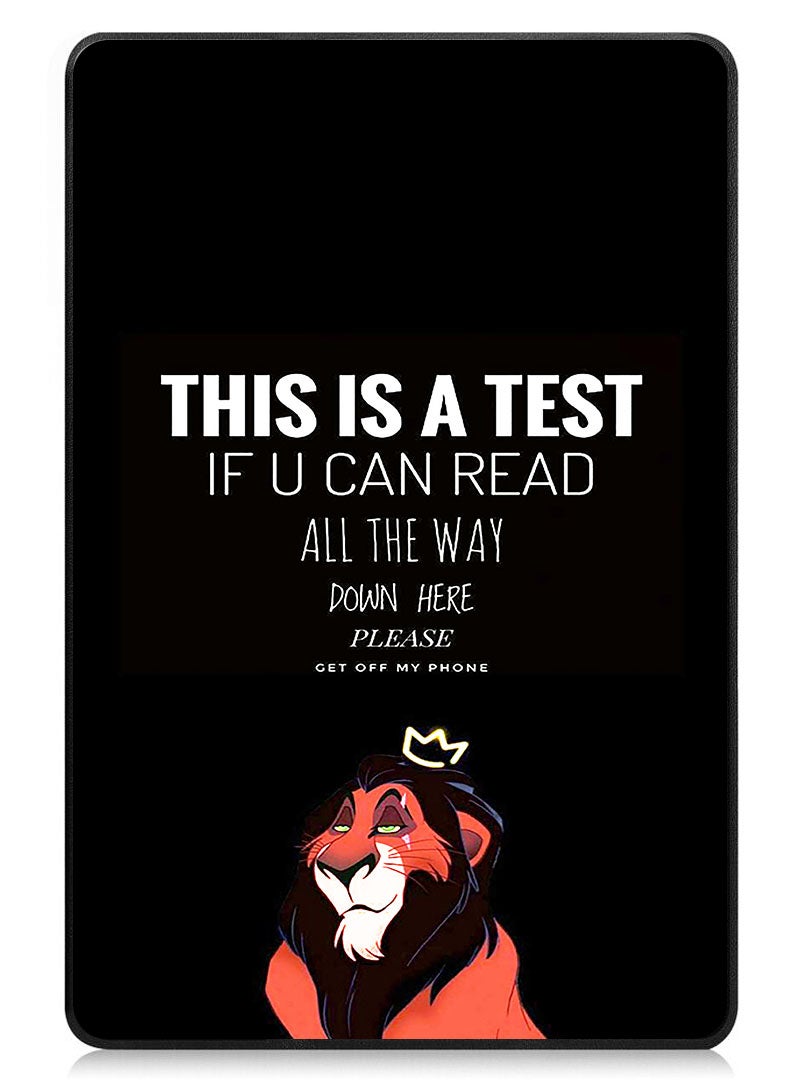 Theodor Protective Flip Case For Xiaomi Pad 6S Pro 12.4 With Trifold Stand Auto Wake Sleep Shockproof Cover This is a Test - Image 1