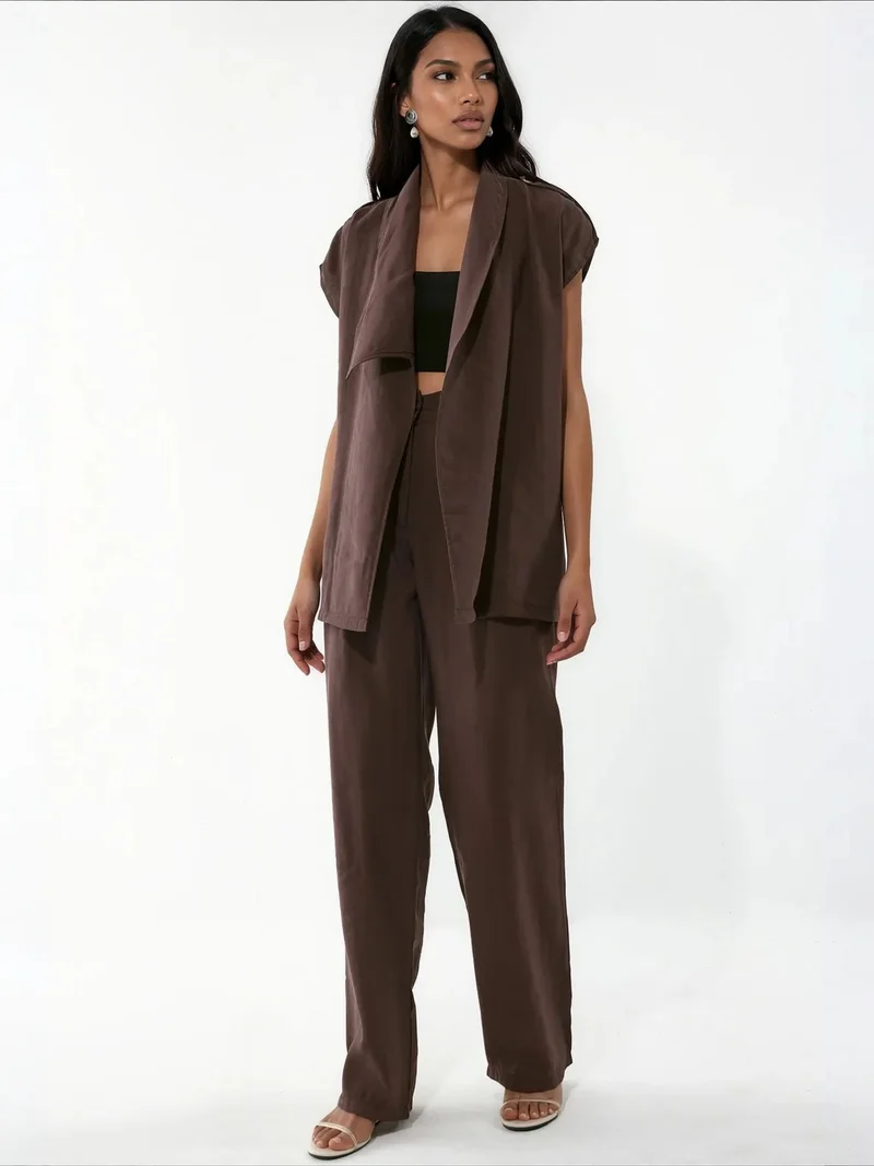 جينيفر Cotton Viscose Two-Piece Coord