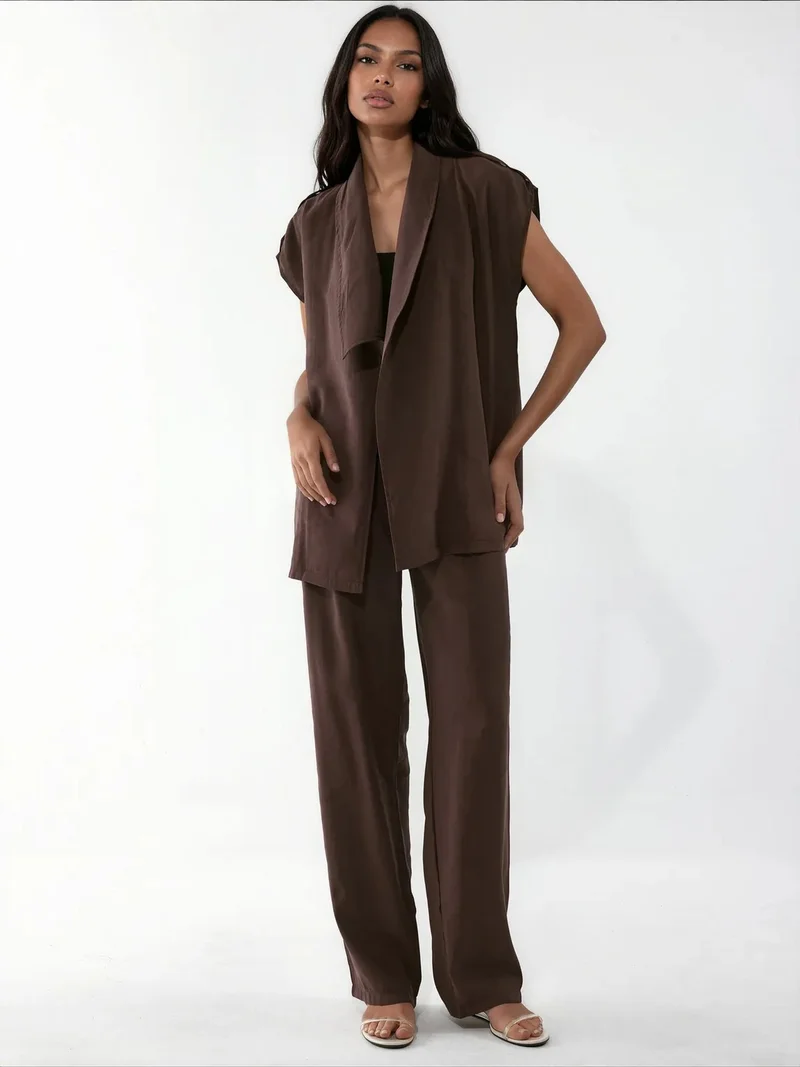 جينيفر Cotton Viscose Two-Piece Coord