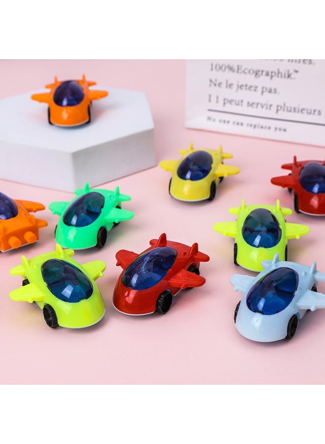 Sliding Cartoon Mini Small Plane Toy Twisted Egg Gift Lottery Small Toy Micro-business Push Small Gift-Color:Aircraft (force Control Non-return Force)  - Image 2