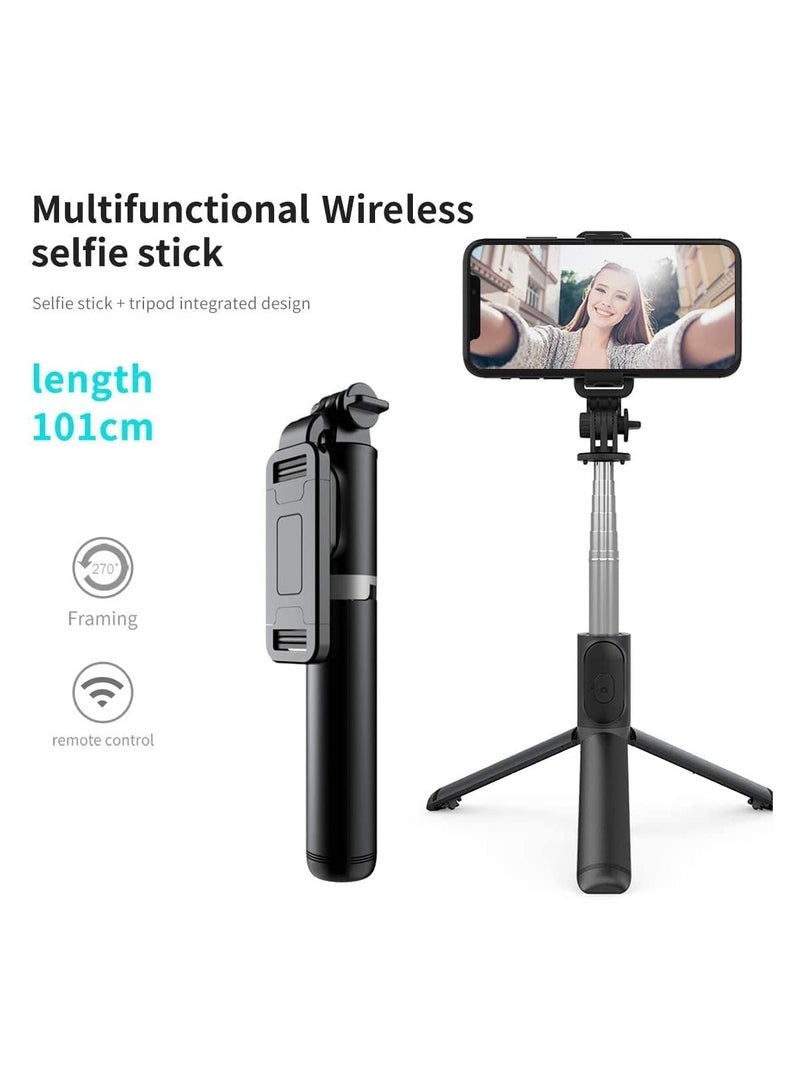 إلترازون Selfie Stick, Extendable Selfie Stick with Wireless Remote and Tripod Stand, Portable, Lightweight, Compatible with iPhone 13/13 Pro/12/11/11 Pro/XS - Image 5
