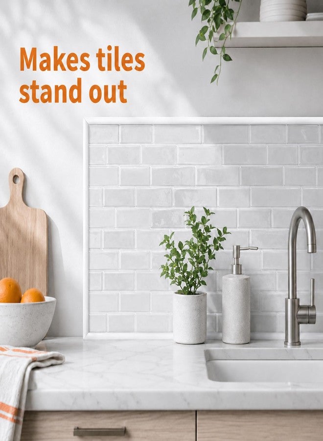 Wowstar 10 Ft Peel & Stick Trim, Flexible & Self-Adhesive Molding for Walls, Edges, Borders, Window Frames, Backsplash Tiles - White - Image 3