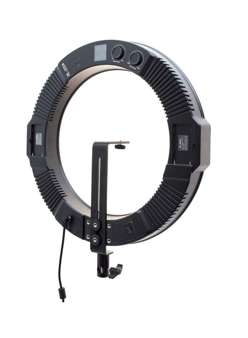 COOPIC RL-320A Bio-Color 3200K-5600K Dimmable Ring Light 19inch CRI >95 for Camera Photo Makeup Live Stream portrait YouTube Studio Shoot video blogging Tiktok etc - Image 2
