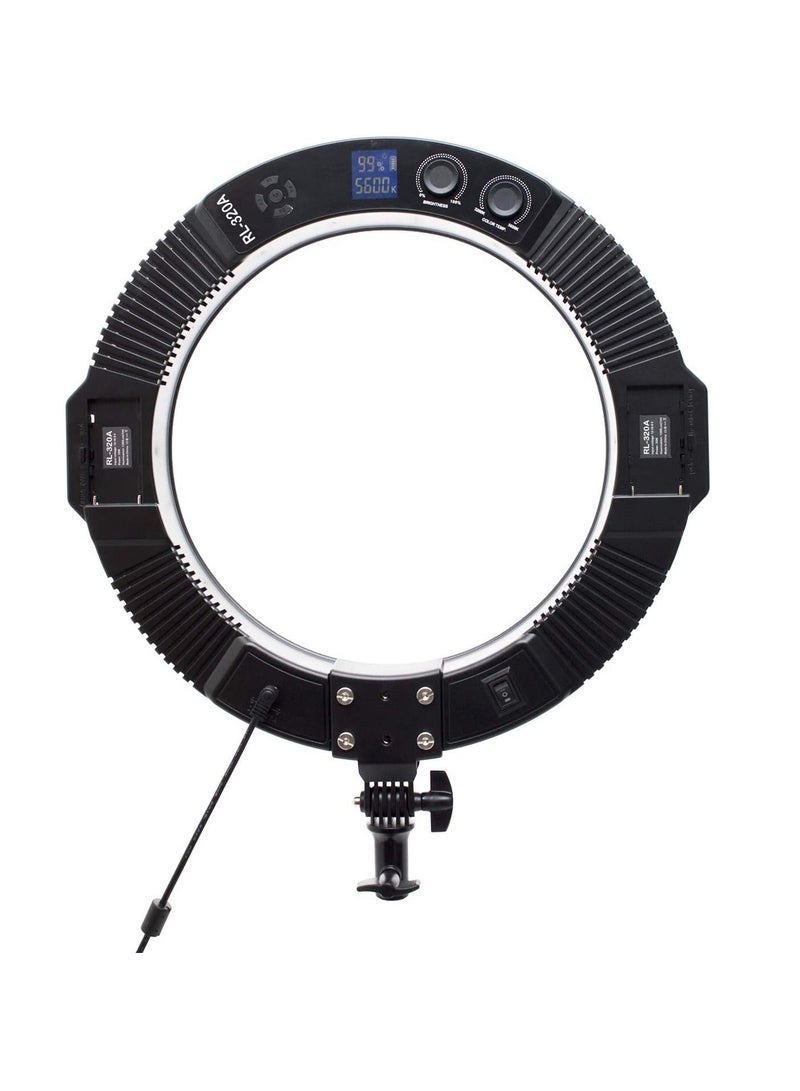 COOPIC RL-320A Bio-Color 3200K-5600K Dimmable Ring Light 19inch CRI >95 for Camera Photo Makeup Live Stream portrait YouTube Studio Shoot video blogging Tiktok etc - Image 3