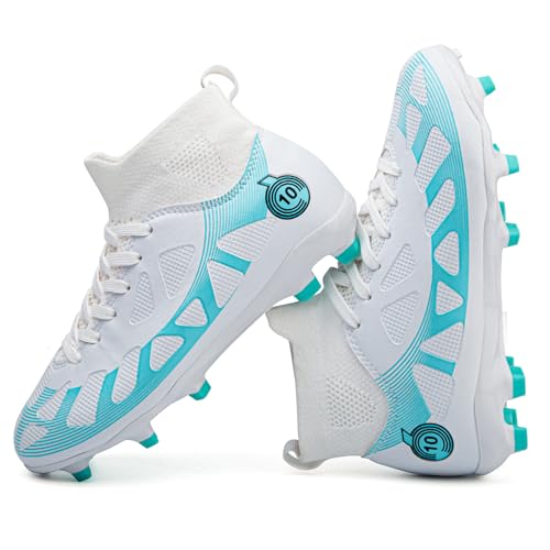 WOwallet Boys Soccer Cleats Girls Kids Football Shoes Athletic Outdoor Soccer Shoes for Baseball Cleats Softball Cleats Professional Training Sneaker Football Boots - Image 1