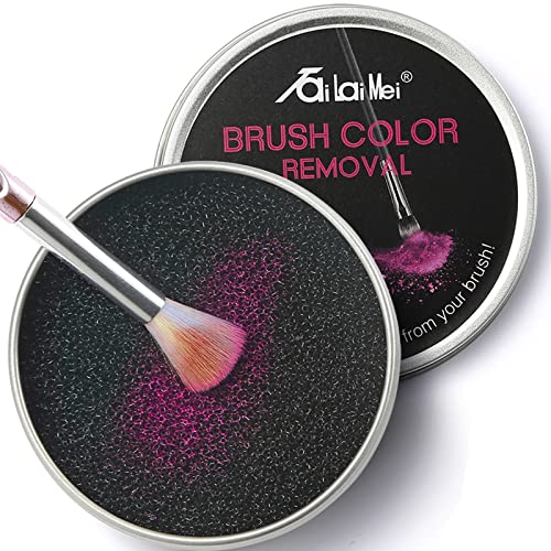 TailaiMei 2 Pack Color Removal Cleaner Sponge Quickly  Easily Clean Makeup Brushes Powder Without Water or Chemical Solutions Eliminating Drying Time  Switch Eyeshadow Colored Immediately