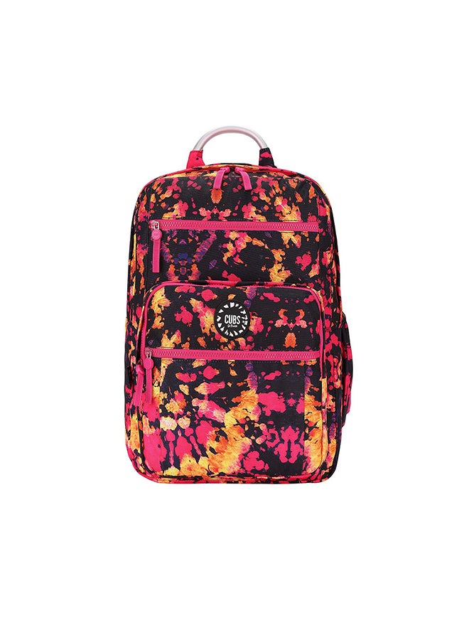 CUBS Tie Dyed Waterproof Kids 36L Backpack with zip closure Ideal for 8-15 years age group, Compatible with 15" Laptop - Image 1