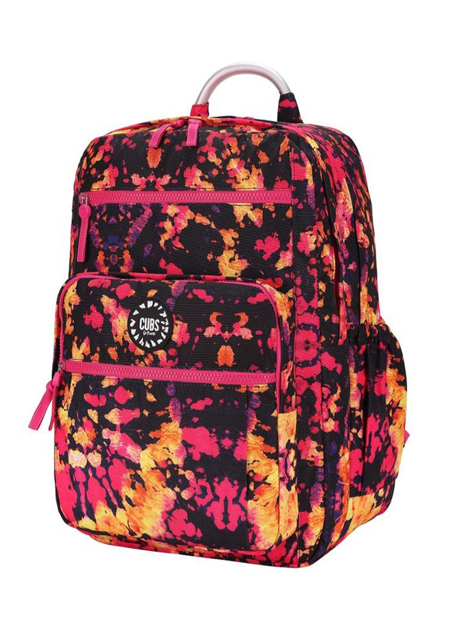 CUBS Tie Dyed Waterproof Kids 36L Backpack with zip closure Ideal for 8-15 years age group, Compatible with 15" Laptop - Image 2