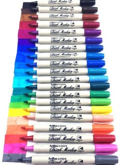Artline Supreme Brush Marker Painting Set 20pcs + Pen Holder  - Image 1
