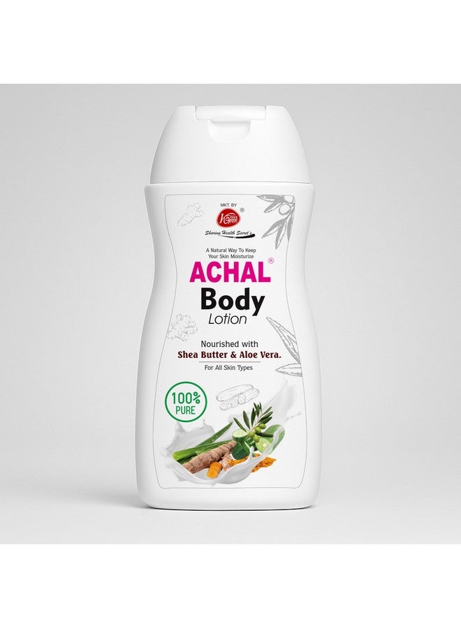Achal Nourishing Body Lotion (6 x 200GM)- For Men & Women, Made with Natural Ayurvedic Ingredients, Deep Nourishing & Long Lasting Moisturization, Suitable for All Skin (Pack of 6) - Image 1
