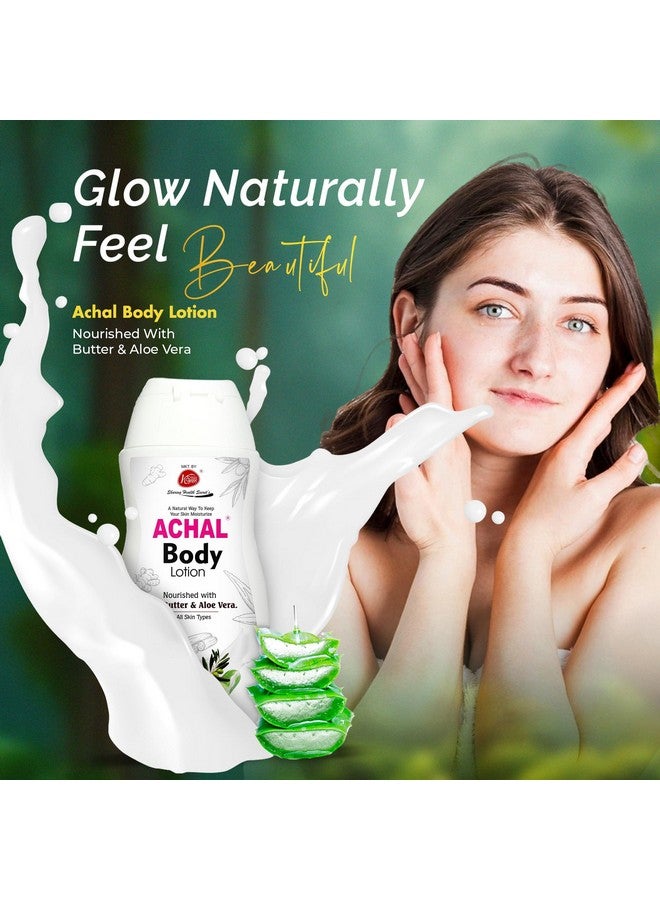 Achal Nourishing Body Lotion (6 x 200GM)- For Men & Women, Made with Natural Ayurvedic Ingredients, Deep Nourishing & Long Lasting Moisturization, Suitable for All Skin (Pack of 6) - Image 5