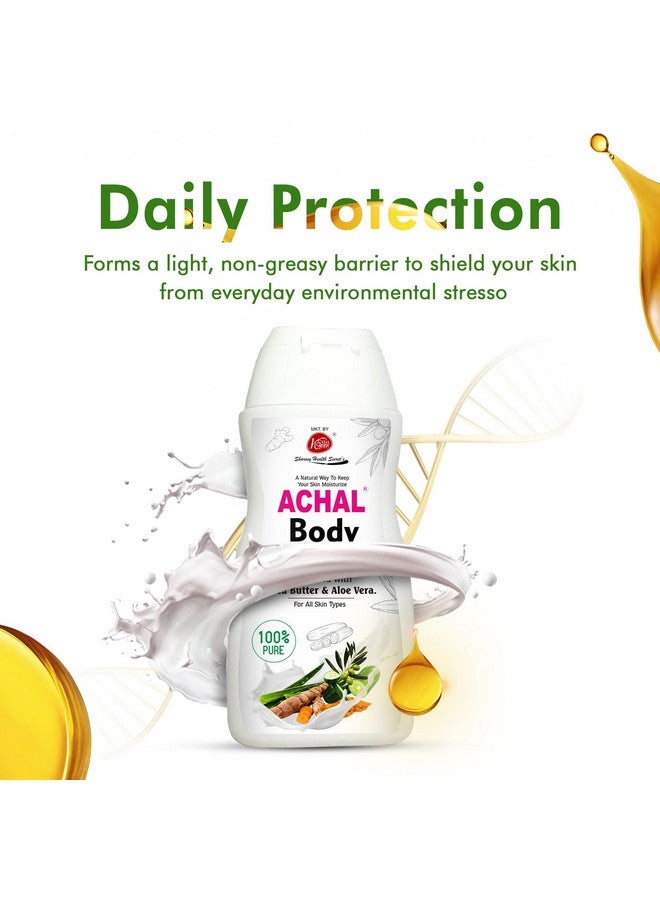 Achal Nourishing Body Lotion (6 x 200GM)- For Men & Women, Made with Natural Ayurvedic Ingredients, Deep Nourishing & Long Lasting Moisturization, Suitable for All Skin (Pack of 6) - Image 4
