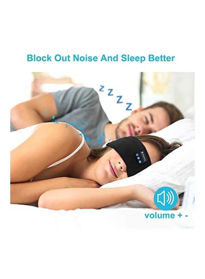 NIBEMINENT Sleep Headphones Bluetooth 5.0 Sleeping Headband 10H Music - Soft Elastic Comfortable Headphones, Gifts for Men Women Teenager, Father Mothers Day Birthday Stocking Stuffers Black(20"-22")  - Image 5